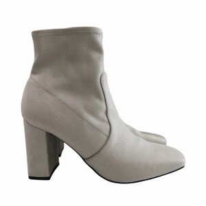 Marc Fisher Needit Stretch Square Toe Block Heel Ankle Boots Size 8.5M